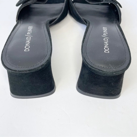 [SOLD] Donald J Pliner Bate Suede Ornamented Slide Sandals Sz 7.5 - Picture 3 of 5